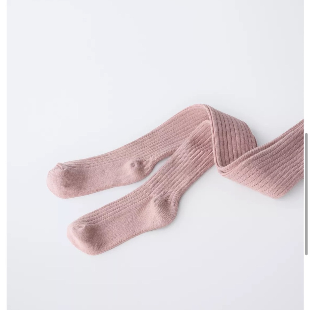 Zara Baby Ribbed Tights - Picture 3 of 6